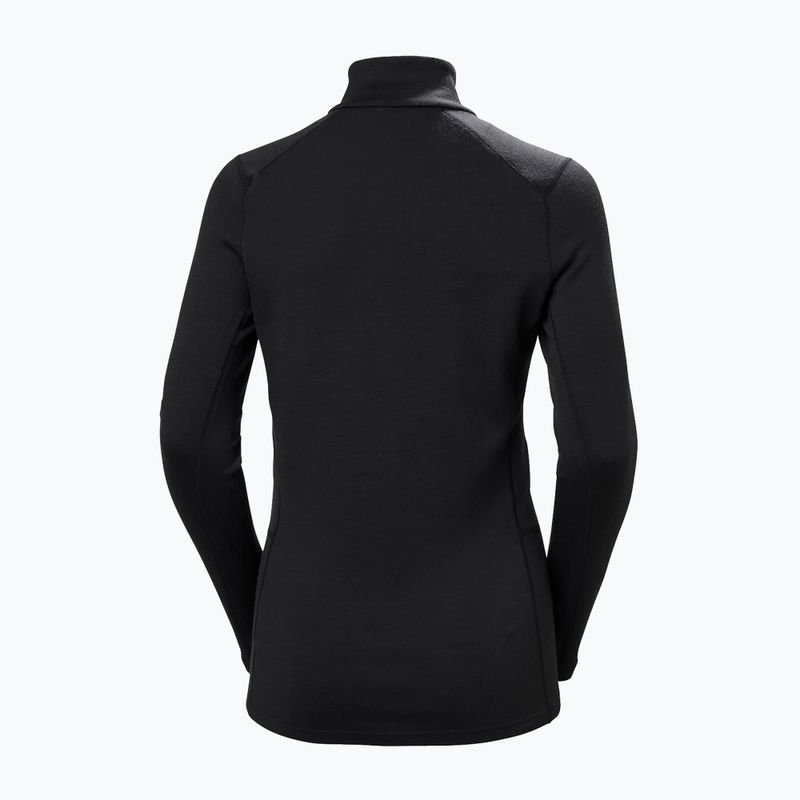 Dámska termo bielizeň Helly Hansen Lifa Merino Midweight 1/2 Zip black 6