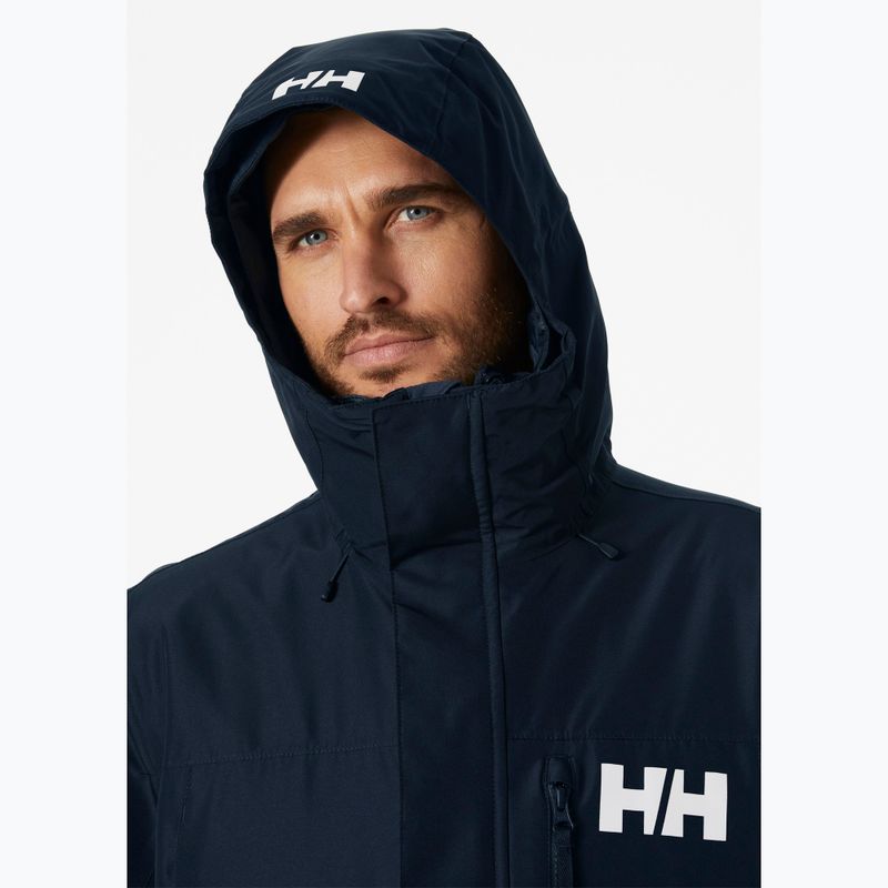 Pánska bunda do dažďa Helly Hansen Rigging Coat navy 3