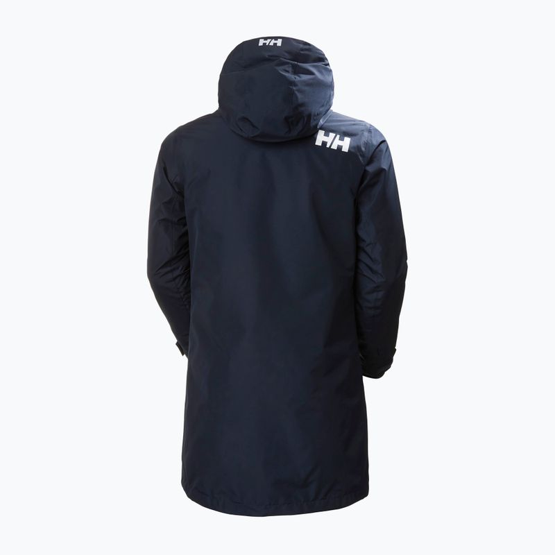 Pánska bunda do dažďa Helly Hansen Rigging Coat navy 8