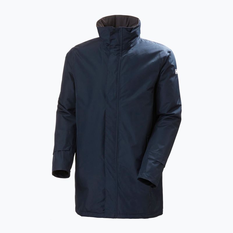 Pánska bunda Helly Hansen Dubliner Insulated Long do dažďa navy 7