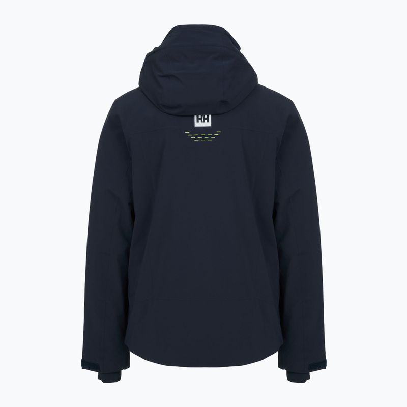 Pánska lyžiarska bunda Helly Hansen Alpha Lifaloft navy 2