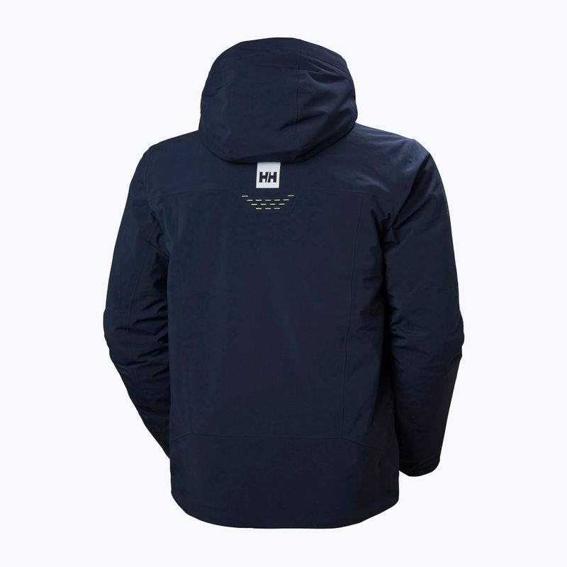Pánska lyžiarska bunda Helly Hansen Alpha Lifaloft navy 9