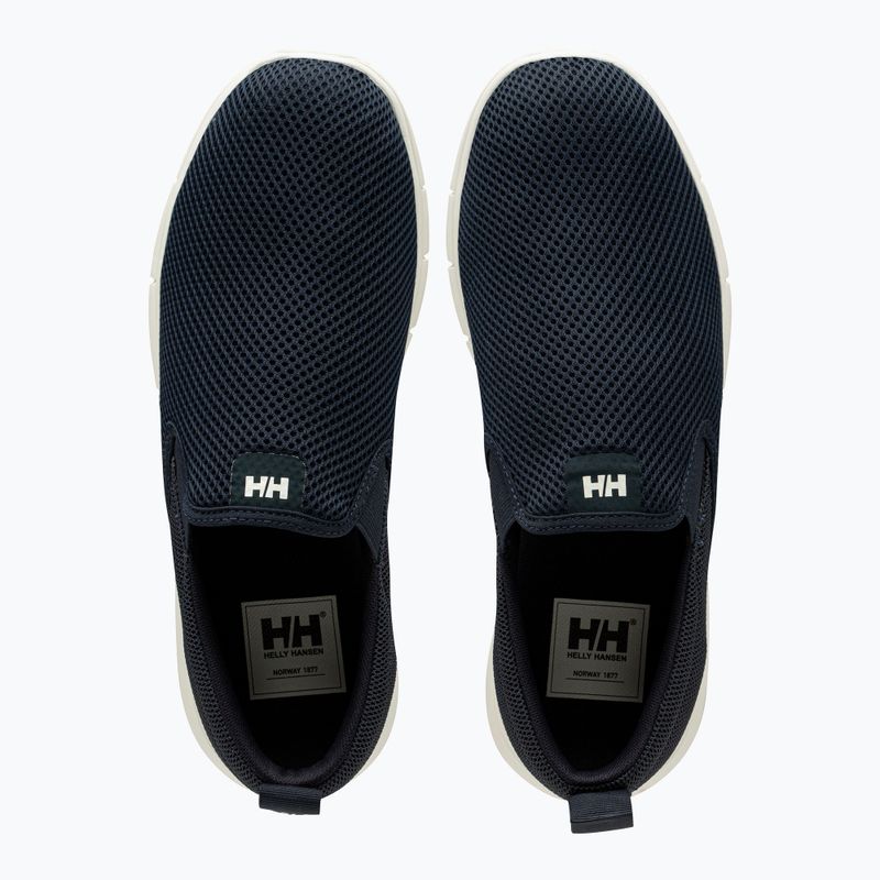Pánske jachtárske topánky Helly Hansen Ahiga Slip-On navy / off white 12