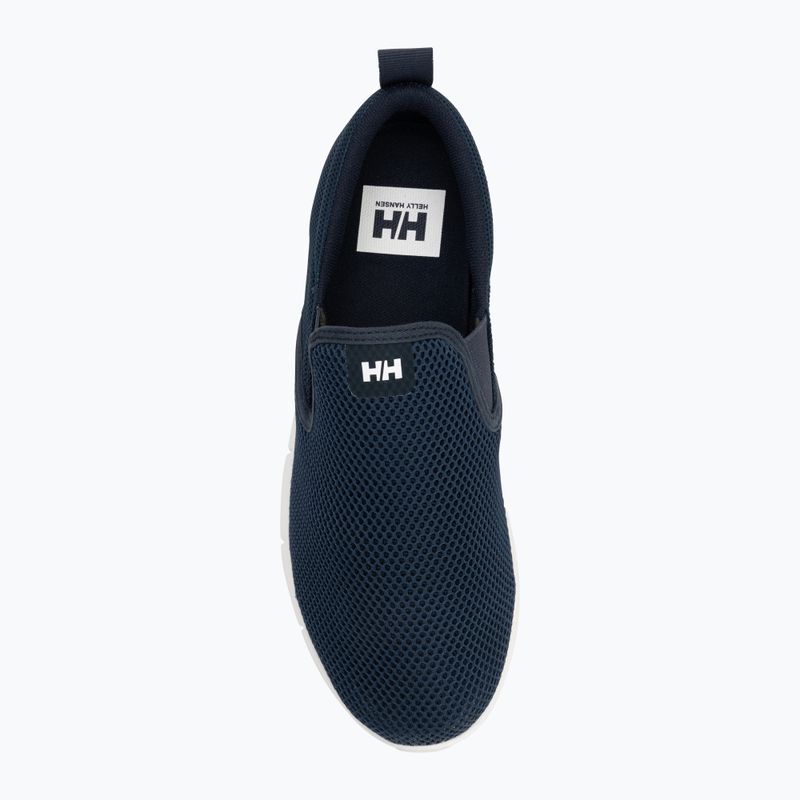 Pánske jachtárske topánky Helly Hansen Ahiga Slip-On navy / off white 5