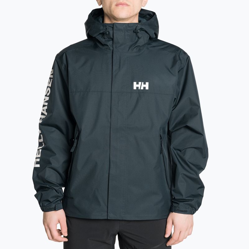 Pánska bunda do dažďa Helly Hansen Ervik navy