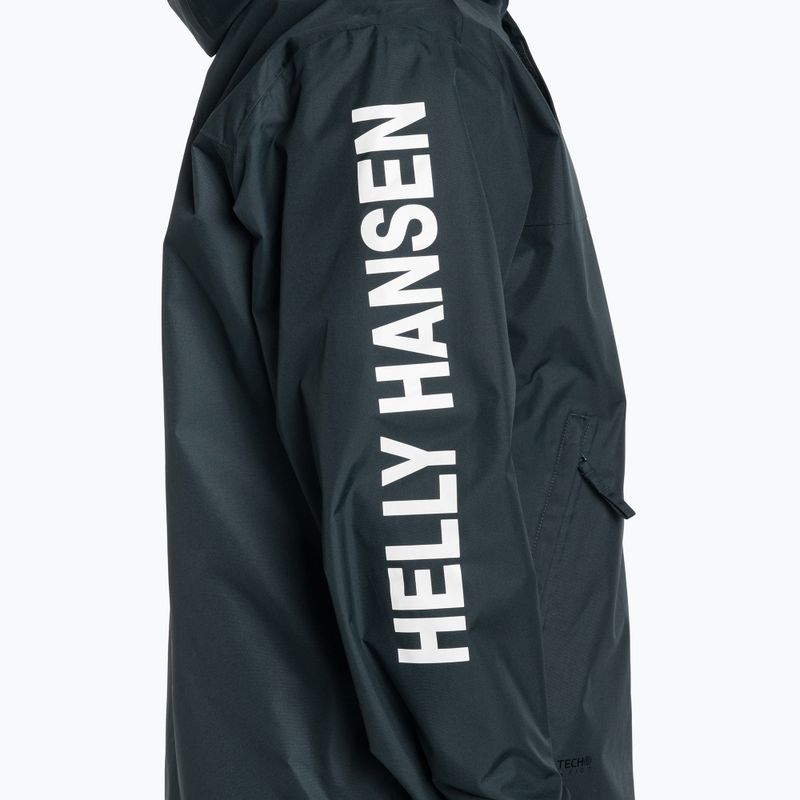 Pánska bunda do dažďa Helly Hansen Ervik navy 4