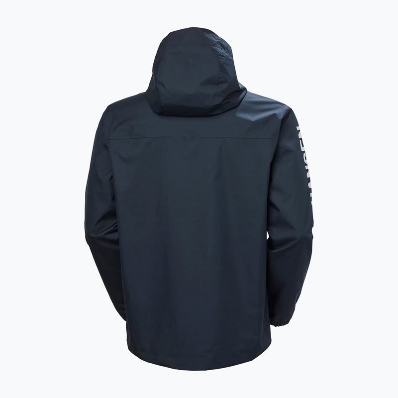 Pánska bunda do dažďa Helly Hansen Ervik navy 9