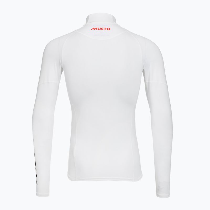 Pánske plavecké tričko longsleeve Musto Championship Rash Guard white 2