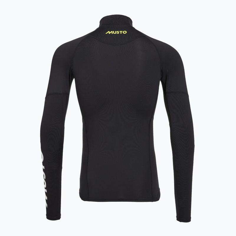 Pánske plavecké tričko longsleeve Musto Championship Rash Guard black 2