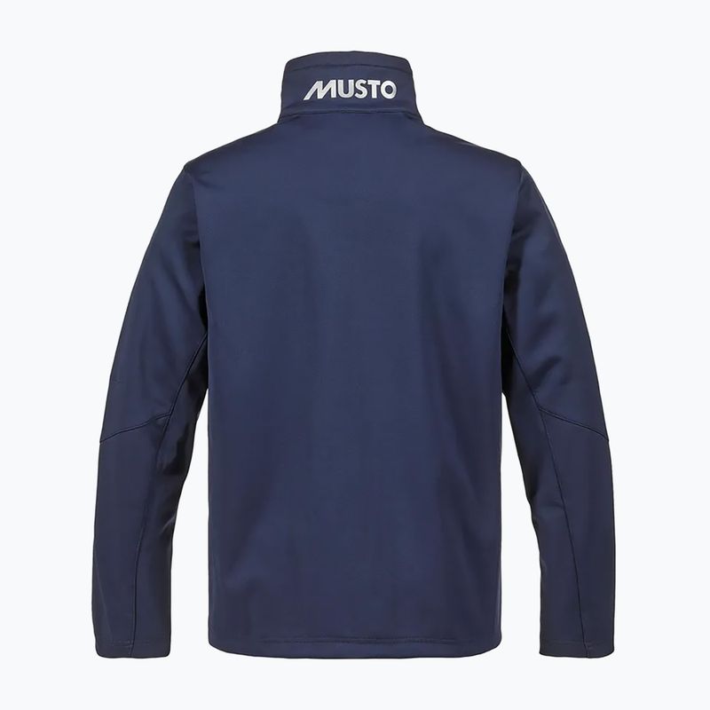 Pánska jachtárska bunda Musto Essential Softshell navy 2