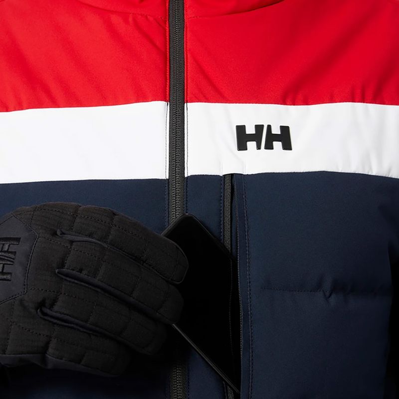 Helly Hansen pánska lyžiarska bunda Bossanova Puffy navy blue and red 65781_597 5