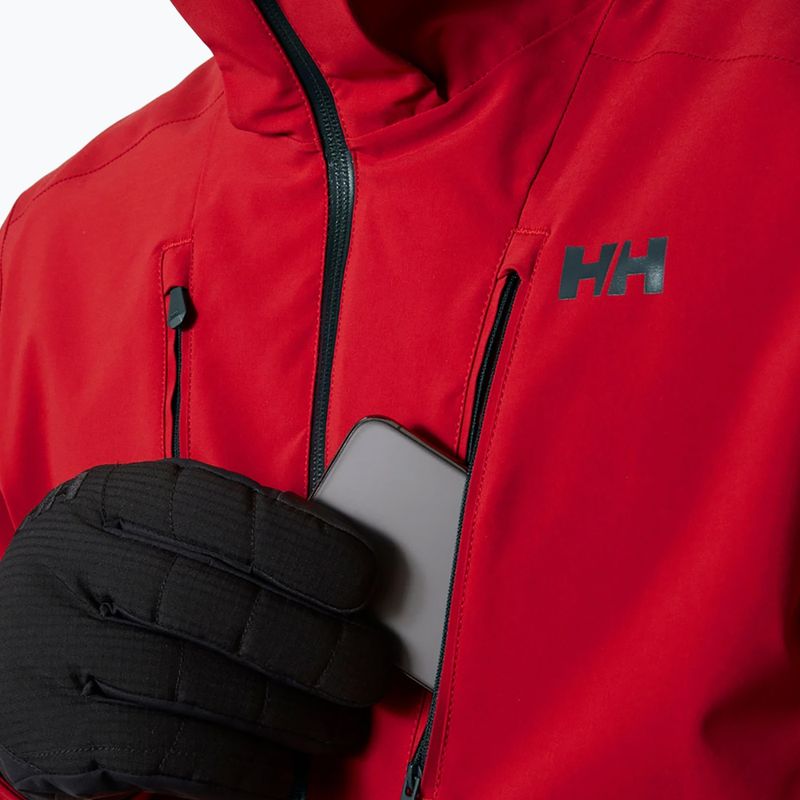 Pánska lyžiarska bunda Helly Hansen Alpha 3.0 červená 65551_162 4