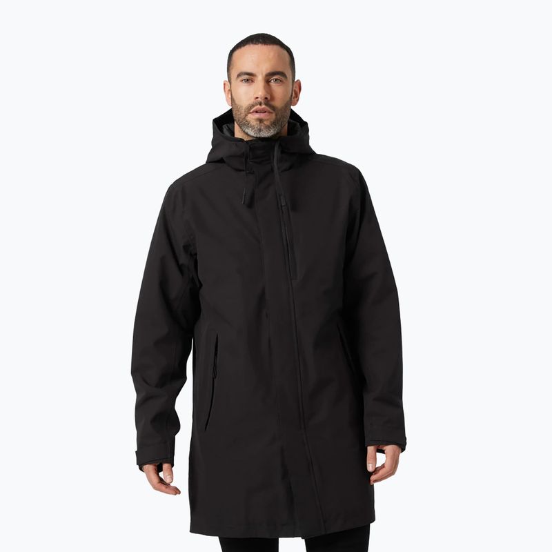 Pánsky zimný kabát Helly Hansen Mono Material Insulated Rain Coat black 53644_990