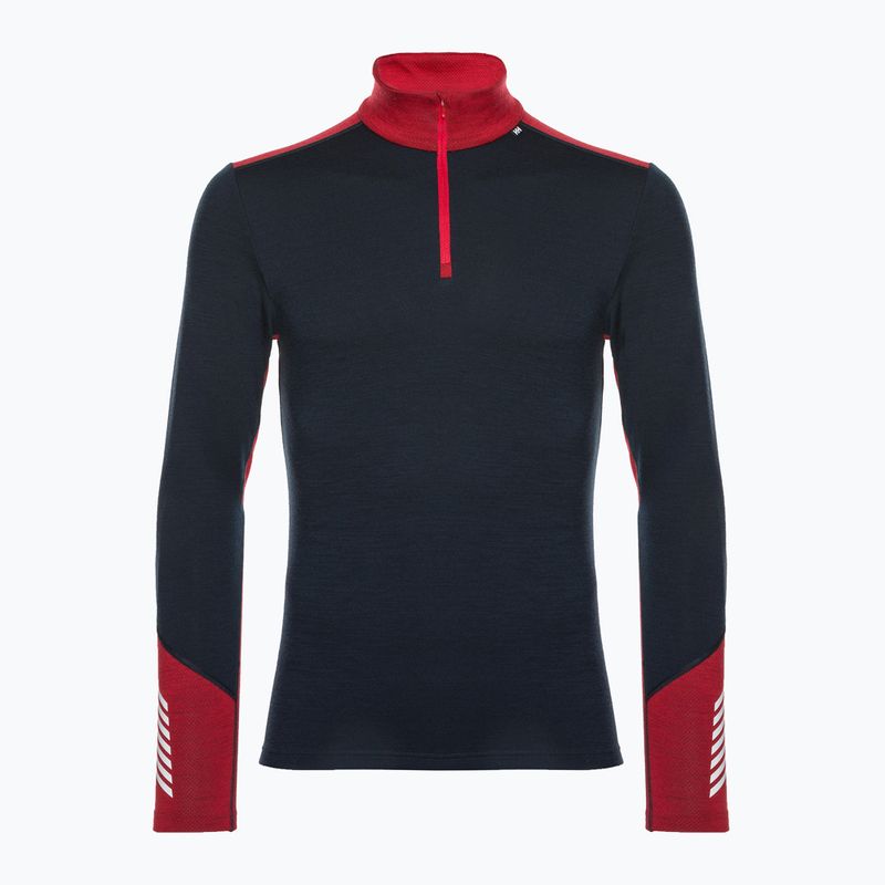 Pánska termo mikina Helly Hansen Lifa Merino Midweight 1/2 Zip navy