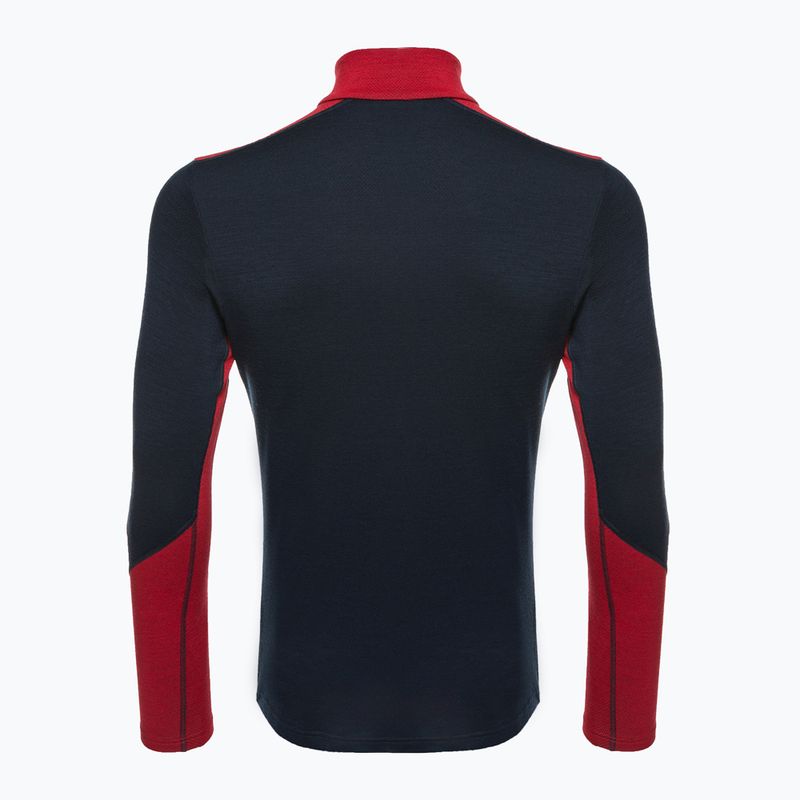 Pánska termo mikina Helly Hansen Lifa Merino Midweight 1/2 Zip navy 2