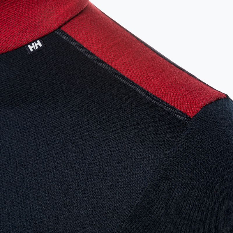 Pánska termo mikina Helly Hansen Lifa Merino Midweight 1/2 Zip navy 3