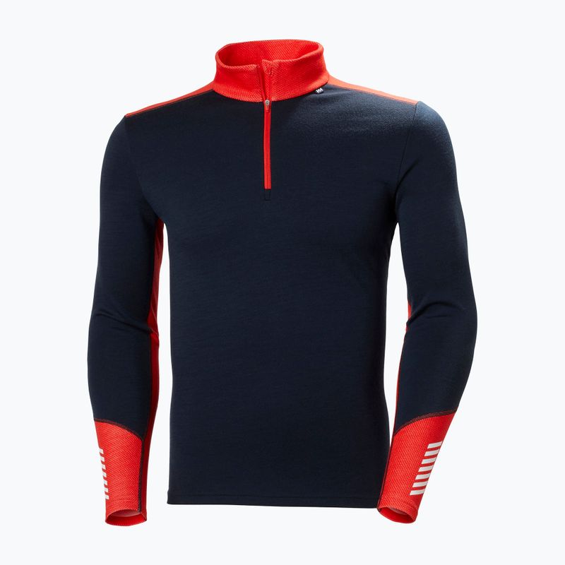 Pánska termo mikina Helly Hansen Lifa Merino Midweight 1/2 Zip navy 5