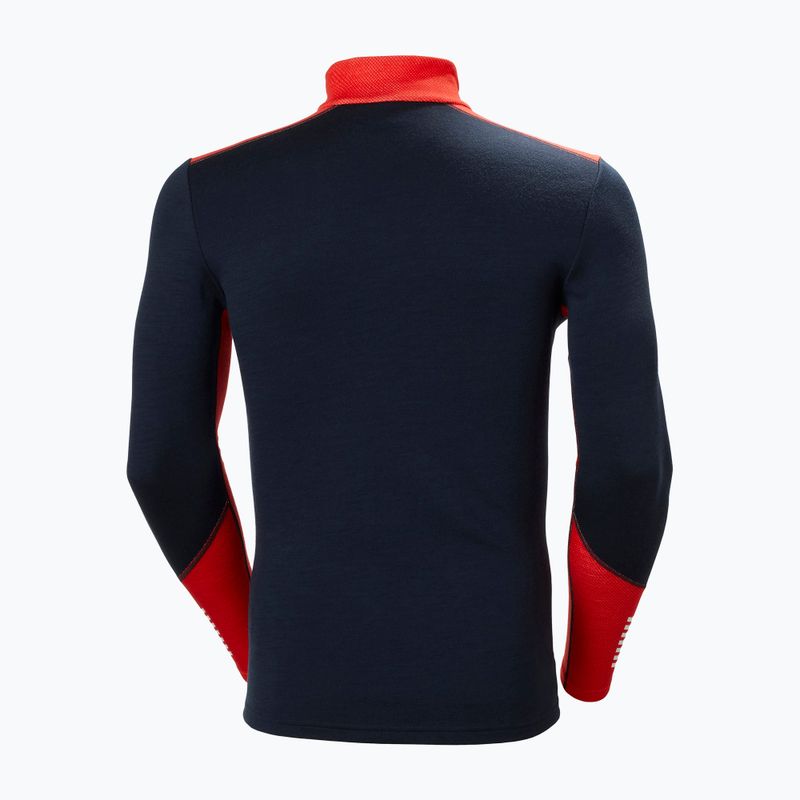 Pánska termo mikina Helly Hansen Lifa Merino Midweight 1/2 Zip navy 6