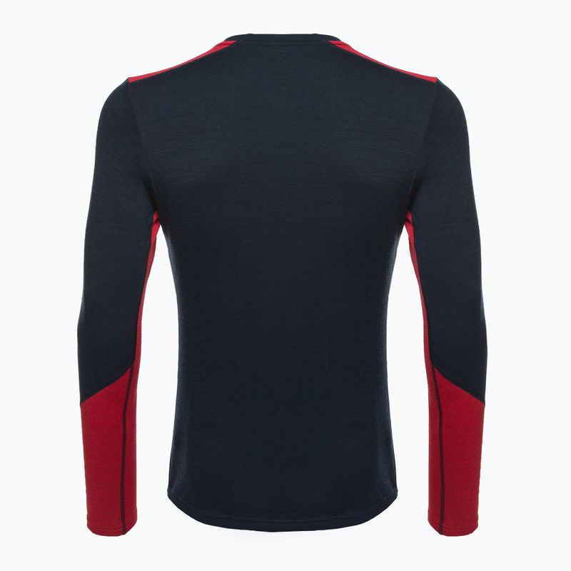 Pánska termo mikina Helly Hansen Lifa Merino Midweight Crew navy 2