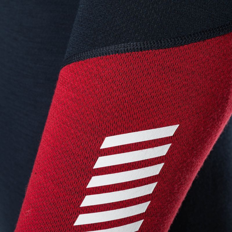 Pánska termoaktívna mikina Helly Hansen Lifa Merino Midweight Crew navy/598 4