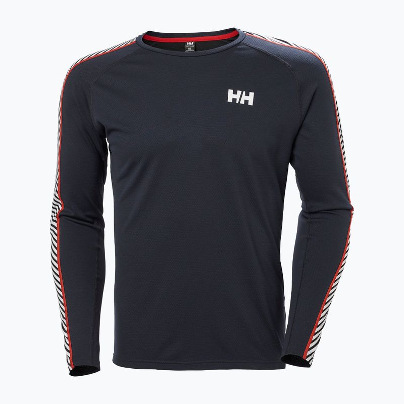 Pánska termoakčná mikina Helly Hansen Lifa Active Stripe Crew navy 9