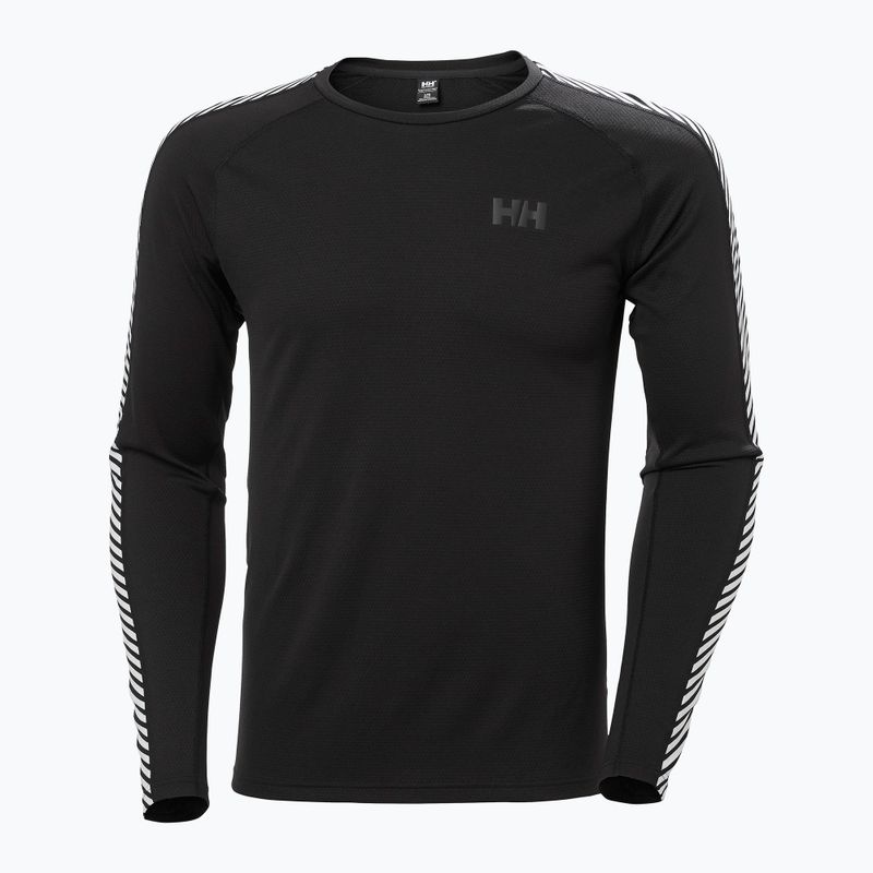 Helly Hansen Lifa Active Stripe Crew pánske termo oblečenie s dlhým rukávom čierne 4