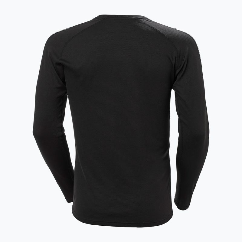 Helly Hansen Lifa Active Stripe Crew pánske termo oblečenie s dlhým rukávom čierne 5