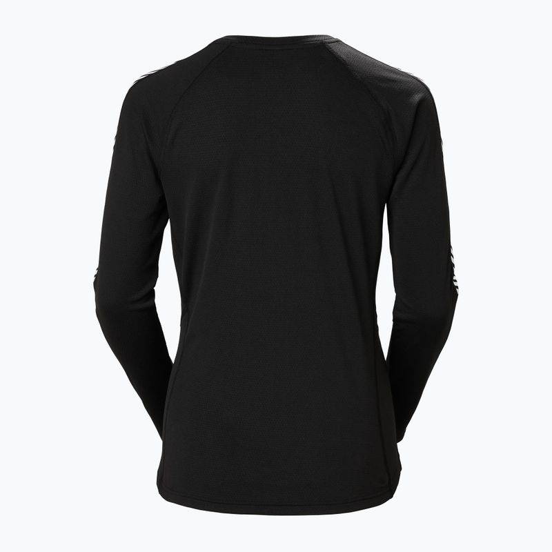 Dámska termoaktívna mikina Helly Hansen Lifa Active Stripe Crew black 2