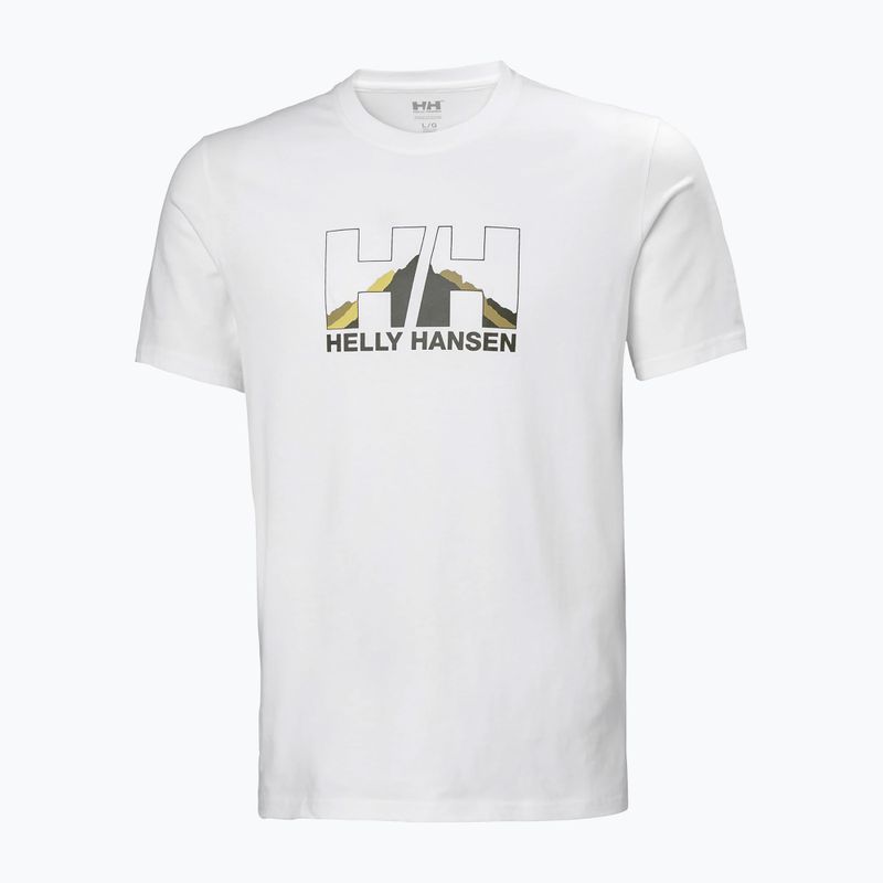 Helly Hansen Nord Graphic pánske trekingové tričko biele 62978_002 4