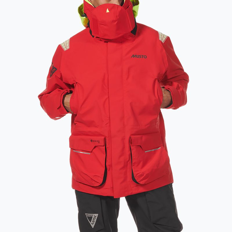 Pánska jachtárska bunda Musto MPX Gore-Tex Pro Offshore 2.0 true red 5