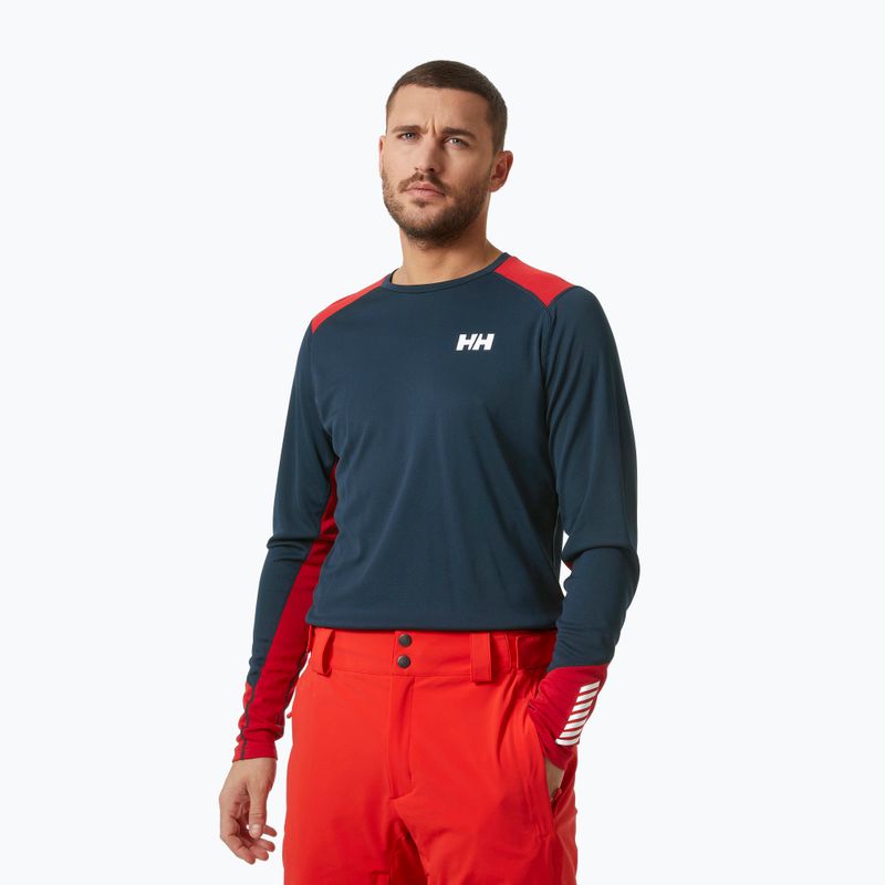 Pánska termoakčná mikina Helly Hansen Lifa Active Crew navy
