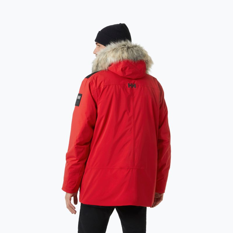 Helly Hansen pánska bunda do dažďa Reine Parka červená 53630_162 2