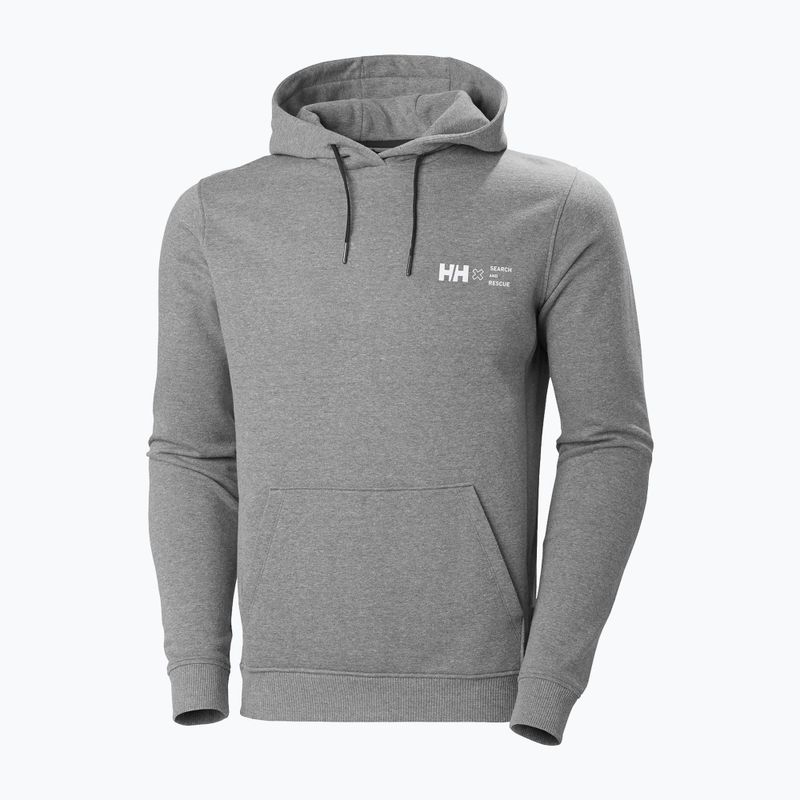 Helly Hansen pánska trekingová mikina F2F Organic Cotton 855 sivá 62934