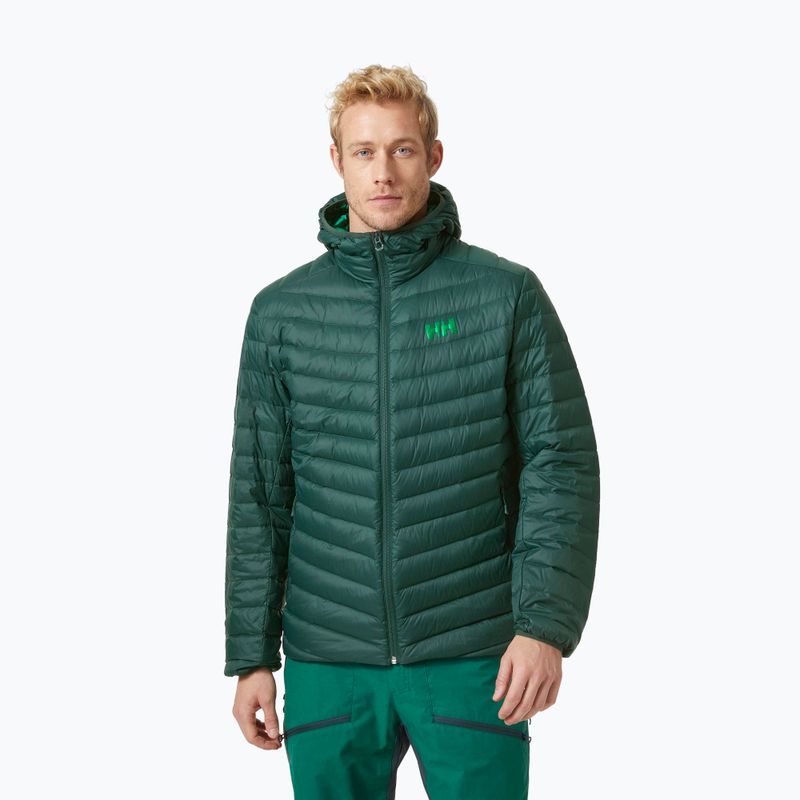 Helly Hansen pánska páperová bunda Verglas Hooded Down Insulator 495 green 63005