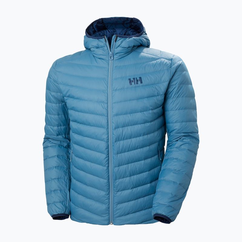 Pánska páperová bunda Helly Hansen Verglas s kapucňou 625 blue 63005 5