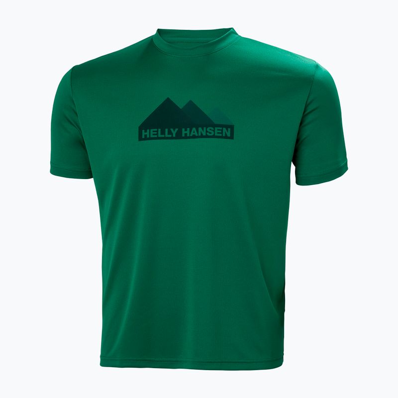 Pánske trekingové tričko Helly Hansen HH Tech Graphic 486 green 63088 4