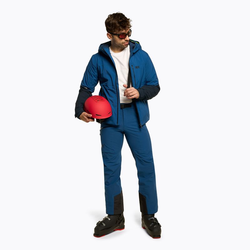 Helly Hansen pánske lyžiarske nohavice Verglas BC 606 blue 63113 2