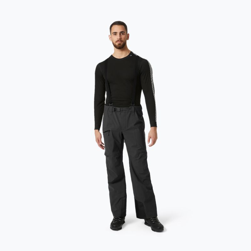 Helly Hansen pánske lyžiarske nohavice Verglas BC 980 sivá 63113