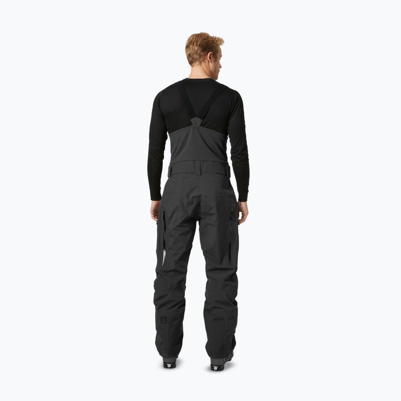 Pánske lyžiarske nohavice Helly Hansen Sogn Bib Shell black 2
