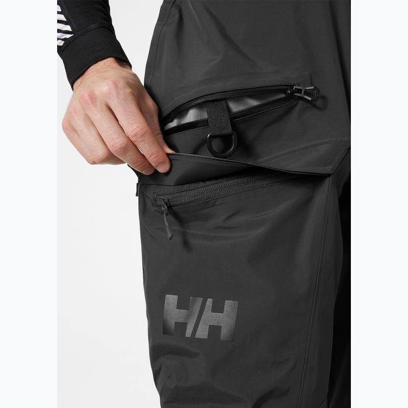 Pánske lyžiarske nohavice Helly Hansen Sogn Bib Shell black 4