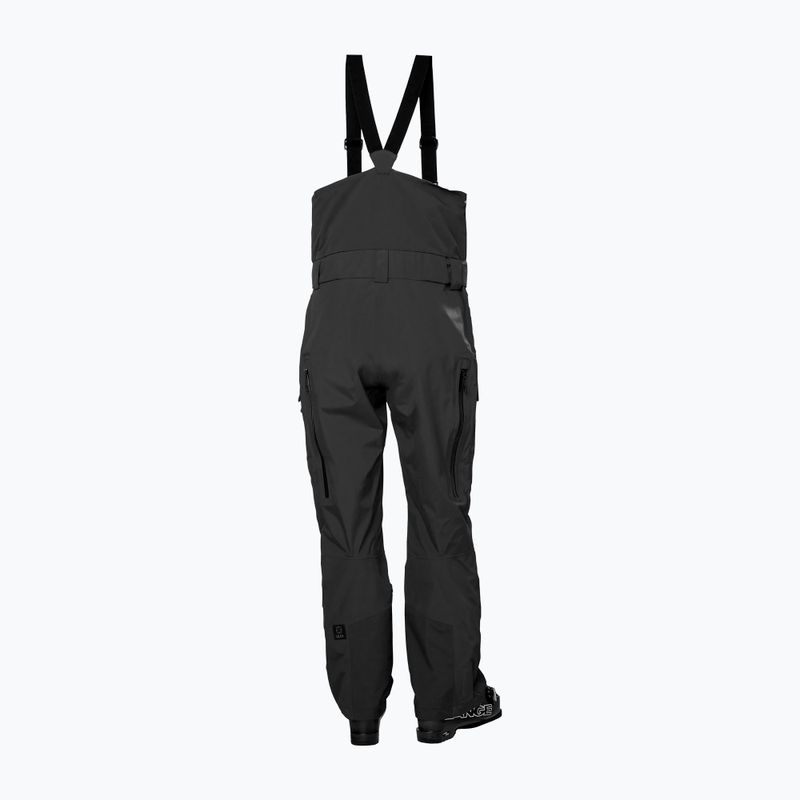 Pánske lyžiarske nohavice Helly Hansen Sogn Bib Shell black 6