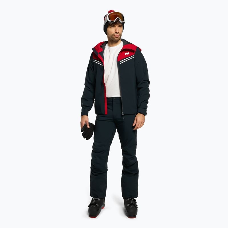 Pánska lyžiarska bunda Helly Hansen Alpine Insulated navy blue and red 65874_597 2