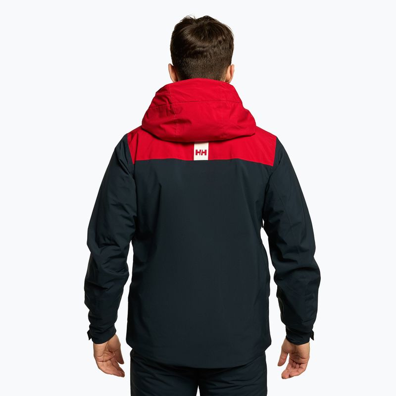 Pánska lyžiarska bunda Helly Hansen Alpine Insulated navy blue and red 65874_597 3