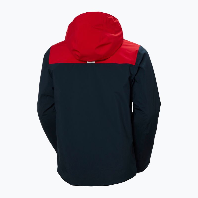 Pánska lyžiarska bunda Helly Hansen Alpine Insulated navy blue and red 65874_597 7