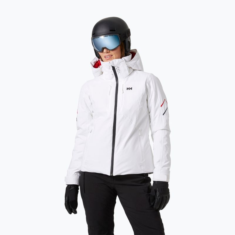 Helly Hansen Alphelia Infinity white महिला स्की जैकेट