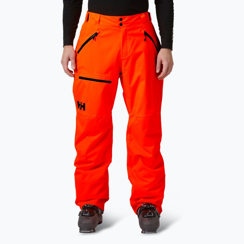 Pánske lyžiarske nohavice Helly Hansen Sogn Cargo neon orange