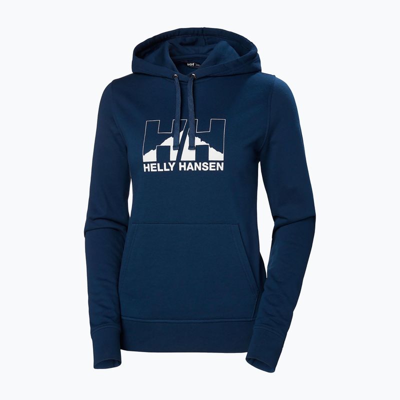 Dámska trekingová mikina Helly Hansen Nord Graphic Pullover Hoodie navy blue 62981_584 5