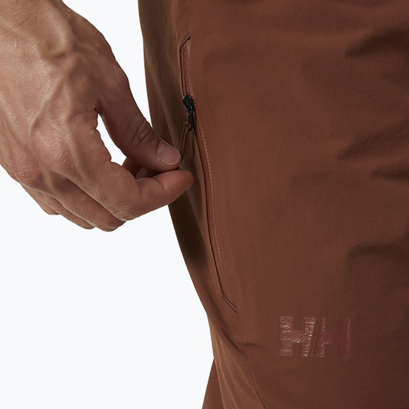 Helly Hansen pánske nohavice Rask Light Softshell hnedé 63048_301 3