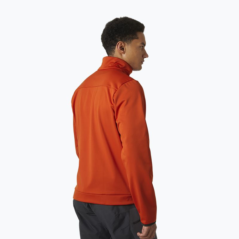 Helly Hansen pánska vetruodolná fleecová mikina HP Windproof Fleece oranžová 34288_300 2