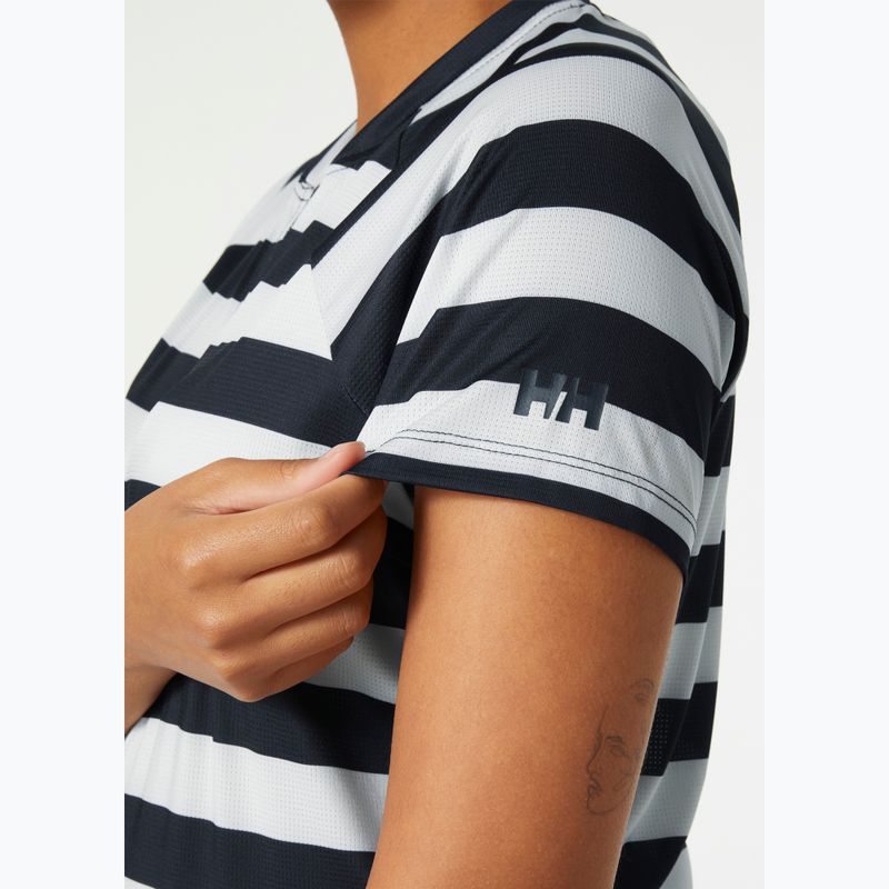 Dámske tričko Helly Hansen Siren 1/2 Zip navy stripe 4
